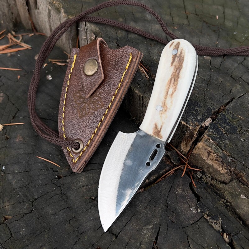 Arak Boyun Bıçağı (Geyik Boynuzu Kabza)