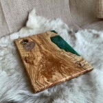 Epoksi Zeytin Kesme Sunum Tahtası